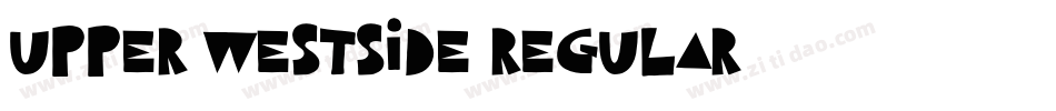 Upper-WestSide Regular字体转换